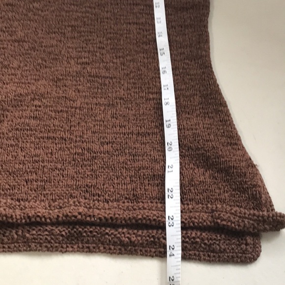 Vintage Jana brown knit short sleeve shirt size medium - Picture 8 of 10